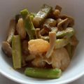 あゅりん？'s cooksnap of when they made 海老とアスパラの味噌炒め.