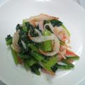 えみ0131's cooksnap of when they made ヘルシー！小松菜とかにかまのごま和え.