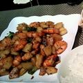 maddiedrew's cooksnap of when they made 海老とポテトのガーリックマヨ炒め.
