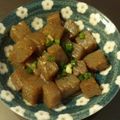 ゆーも711's cooksnap of when they made 超簡単！蒟蒻サイコロステーキ.