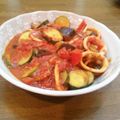 マユシンママ's cooksnap of when they made いかと夏野菜の南欧風煮込み.
