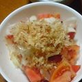 むーこた's cooksnap of when they made 新たまねぎ♡トマトでサラダ♡美味しいよ！.
