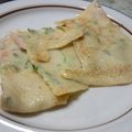 かぼちゃん子。's cooksnap of when they made おさかなソーセージとネギの＊チヂミ＊.