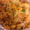 love385's cooksnap of when they made お焦げが旨味！焼肉店のキムチチャーハン.