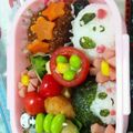 さっとん♪'s cooksnap of when they made キャラ弁☆簡単！パンダちゃん弁当♪.