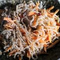 あじゃ16's cooksnap of when they made 糸こんとにんじんのきんぴら.