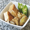 すずPON's cooksnap of when they made アテにピッタリ☆焼きナスと厚揚げの和え物.