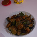 レノンママです's cooksnap of when they made ♥鶏むね肉となすの揚げてからめる～♥.