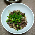 poste's cooksnap of when they made 簡単♬牛肉とごぼうのしぐれ煮.