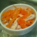 ちょこ☆大好き's cooksnap of when they made さっぱり♬塩麹で人参とささみの和え物.