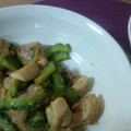 そもそもさん's cooksnap of when they made 隠し味はお酢！ゴーヤと鶏肉の旨味噌炒め.
