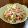 ヌーシ's cooksnap of when they made トマトときゅうりの宝石箱.