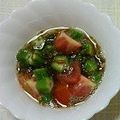 あくあ☆ぶるー's cooksnap of when they made おくらとトマトのもずく和え.