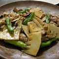 トクライ's cooksnap of when they made タケノコと豚肉のバター醤油炒め.