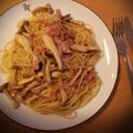 ｓdream's cooksnap of when they made きのこ と ベーコン の和風パスタ♪.