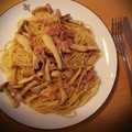 ｓdream's cooksnap of when they made きのこ と ベーコン の和風パスタ♪.