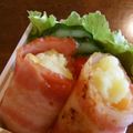 ♪♪こはる♪♪'s cooksnap of when they made マッシュベーコン巻.