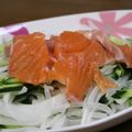ベルラッキー's cooksnap of when they made サーモンの和風サラダ.