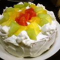 こっこみん's cooksnap of when they made ＊雛まつりに＊苺のフルーツケーキ＊.