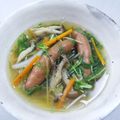 あっこ姉's cooksnap of when they made パンと一緒に♪水菜の簡単スープ.