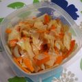 cheesedog's cooksnap of when they made キャベツの辛し和え.