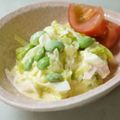 honeymit's cooksnap of when they made 枝豆とハムと卵のタルタルサラダ.