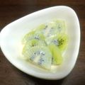 亜久里's cooksnap of when they made ヘルシーで美味☆簡単キウィの豆乳かけ.