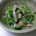 もこもこ７'s cooksnap of when they made 簡単！早ウマ♪豆苗とハムのマヨポン和え.