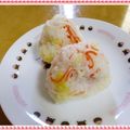 ゆけり３兄弟's cooksnap of when they made 息子考案♥カニカマ♪チーマヨおにぎり☆.