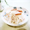 Kenmamac's cooksnap of when they made 大根とカニカマのサラダ✿.