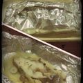 akn05's cooksnap of when they made カレイのホイル焼き.