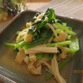 まろんかふぇ's cooksnap of when they made 優しい味の小松菜とえのきのお揚げ煮.