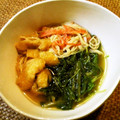 Ｔ，ＳＡＥＫＯ's cooksnap of when they made 簡単☆水菜・かにかま・お揚げの煮びたし.