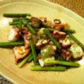 Ｔ，ＳＡＥＫＯ's cooksnap of when they made ✿タコとニンニクの茎炒め＠山椒風味✿.