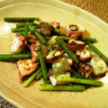 Ｔ，ＳＡＥＫＯ's cooksnap of when they made ✿タコとニンニクの茎炒め＠山椒風味✿.
