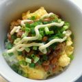 かぴーな's cooksnap of when they made お洒落にマヨ納豆丼❤.
