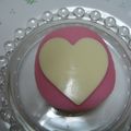 cafe-cafe's cooksnap of when they made ✿ピンクかまぼこで❀ダブルハート✿.