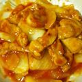 chic_tac's cooksnap of when they made 【簡単】豚ロース肉のケチャップ煮.