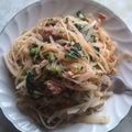 イベリコ豚's cooksnap of when they made 簡単！大根の葉っぱとツナの和風スパ.