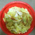 えりにゃんた's cooksnap of when they made タジン鍋キャベツとちくわのカレーマヨ蒸し.