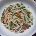 あぃすくりーむ's cooksnap of when they made 釜たま納豆うどん☆.