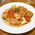 pali's cooksnap of when they made チキンとポテトのトマトクリームパスタ.