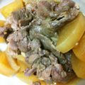 MOCOmomora's cooksnap of when they made 大根と牛肉のピリ辛煮物♫.