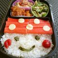 きらきら☆★'s cooksnap of when they made ★可愛ぃ簡単♪きのこさん♪キャラ弁に～★.