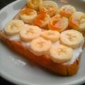 姉ぶた's cooksnap of when they made ✿バナナ ヨーグルト　トースト✿.