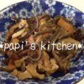 papikun's cooksnap of when they made 車麩とぜんまいの炒め煮.