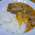 renoreno's cooksnap of when they made ビーフストロガノフ.