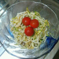 lovems's cooksnap of when they made もやしときゅうりの簡単サラダ.