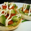 竹中キッチン's cooksnap of when they made トマトとアボカドのイングリッシュマフィン.
