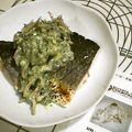 みーたん船長's cooksnap of when they made 皮がパリ旨！真鯛のキノコパセリマヨソース.